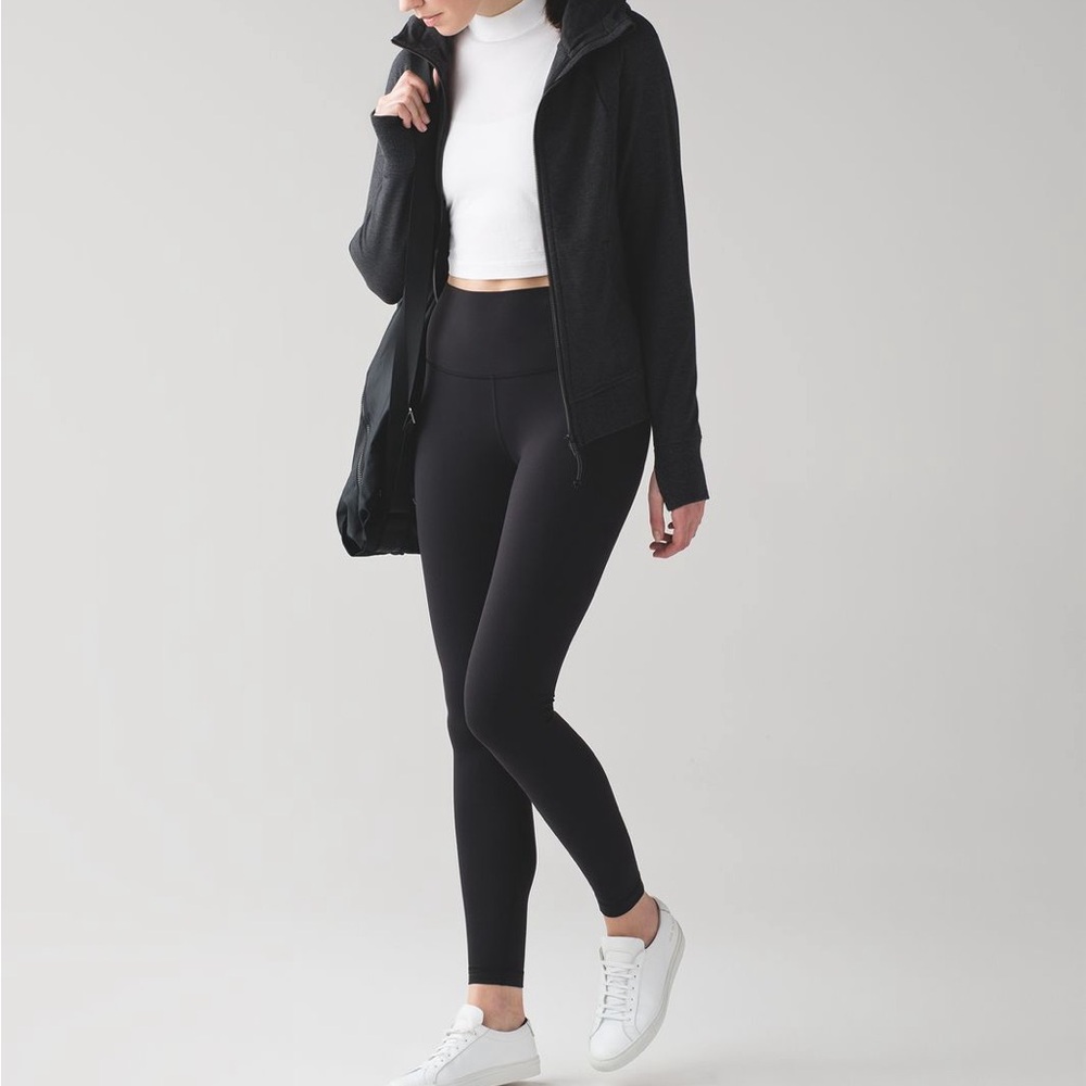 Lululemon Wunder Under Hi-Rise Tight Full-On Luon 28" Black 10
